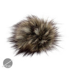 Pompon en imitation fourrure  12cm