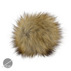 Pompon en imitation fourrure  12cm