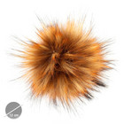 Pompon en imitation fourrure  12cm