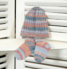 M-1801/22A Chaussettes bb + bonnet